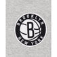 Brooklyn Nets Gray Logo Select Full-Zip Hoodie