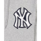 New York Yankees Gray Logo Select Full-Zip Hoodie
