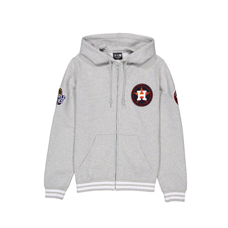 Houston Astros Gray Logo Select Full-Zip Hoodie