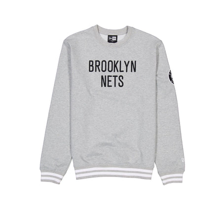Brooklyn Nets Gray Logo Select Crewneck