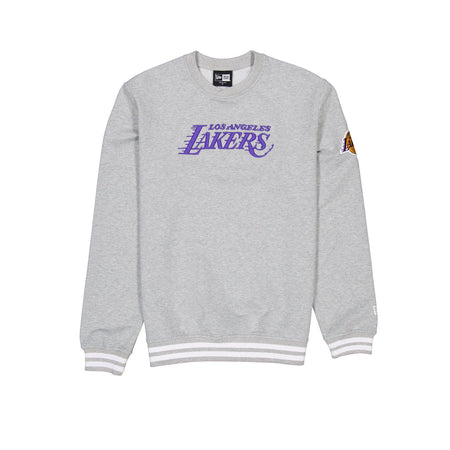 Los Angeles Lakers Gray Logo Select Crewneck