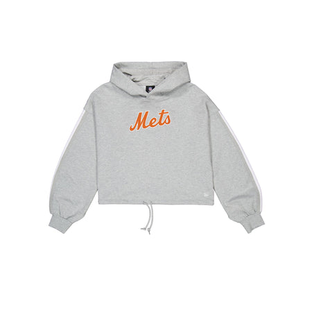 New York Mets Gray Logo Select Women's Hoodie