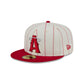 Los Angeles Angels Throwback Pinstripe 59FIFTY Fitted Hat