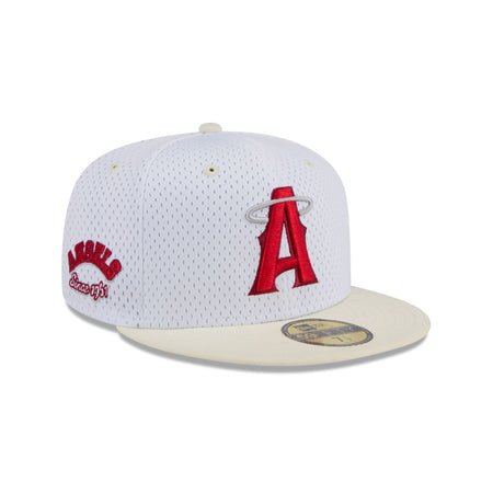 Los Angeles Angels Throwback Mesh 59FIFTY Fitted