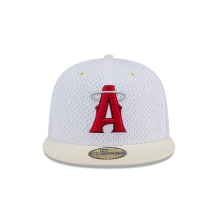 Los Angeles Angels Throwback Mesh 59FIFTY Fitted