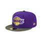 Los Angeles Lakers Olive Visor 59FIFTY Fitted Hat