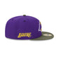 Los Angeles Lakers Olive Visor 59FIFTY Fitted Hat