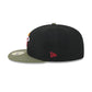 Miami Heat Olive Visor 59FIFTY Fitted Hat