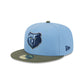 Memphis Grizzlies Olive Visor 59FIFTY Fitted