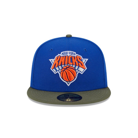New York Knicks Olive Visor 59FIFTY Fitted Hat