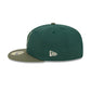 Milwaukee Bucks Olive Visor 59FIFTY Fitted Hat