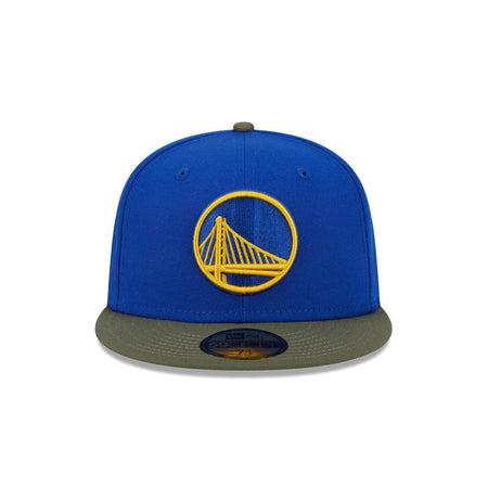 Golden State Warriors Olive Visor 59FIFTY Fitted Hat