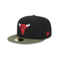 Chicago Bulls Olive Visor 59FIFTY Fitted