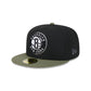 Brooklyn Nets Olive Visor 59FIFTY Fitted