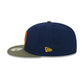 Denver Nuggets Olive Visor 59FIFTY Fitted Hat