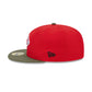 Kansas City Chiefs Olive Visor 59FIFTY Fitted