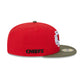 Kansas City Chiefs Olive Visor 59FIFTY Fitted