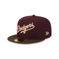 Los Angeles Dodgers Berry Chocolate 59FIFTY Fitted Hat