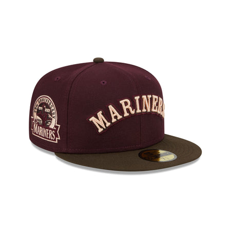 Seattle Mariners Berry Chocolate 59FIFTY Fitted Hat