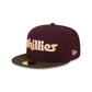 Philadelphia Phillies Berry Chocolate 59FIFTY Fitted Hat