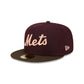 New York Mets Berry Chocolate 59FIFTY Fitted Hat
