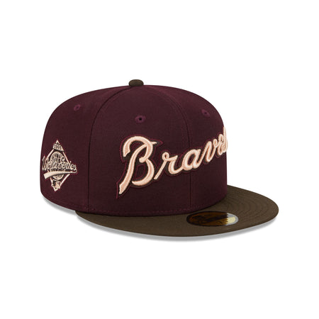 Atlanta Braves Berry Chocolate 59FIFTY Fitted Hat