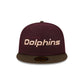 Miami Dolphins Berry Chocolate 59FIFTY Fitted Hat