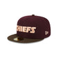 Kansas City Chiefs Berry Chocolate 59FIFTY Fitted Hat