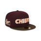 Kansas City Chiefs Berry Chocolate 59FIFTY Fitted Hat