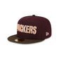 Green Bay Packers Berry Chocolate 59FIFTY Fitted Hat