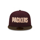 Green Bay Packers Berry Chocolate 59FIFTY Fitted