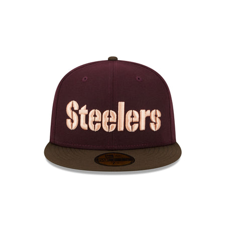 Pittsburgh Steelers Berry Chocolate 59FIFTY Fitted Hat