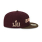 Philadelphia Eagles Berry Chocolate 59FIFTY Fitted Hat