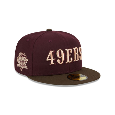 San Francisco 49ers Berry Chocolate 59FIFTY Fitted Hat