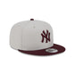 New York Yankees Mauve Visor 9FIFTY Snapback Hat