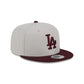 Los Angeles Dodgers Mauve Visor 9FIFTY Snapback Hat
