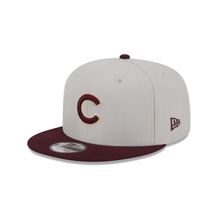Chicago Cubs Mauve Visor 9FIFTY Snapback Hat