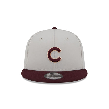 Chicago Cubs Mauve Visor 9FIFTY Snapback Hat