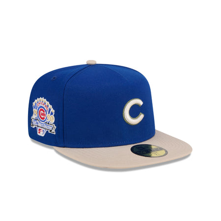 Chicago Cubs Canvas 59FIFTY A-Frame Fitted