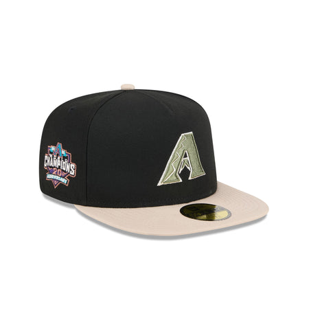 Arizona Diamondbacks Canvas 59FIFTY A-Frame Fitted Hat
