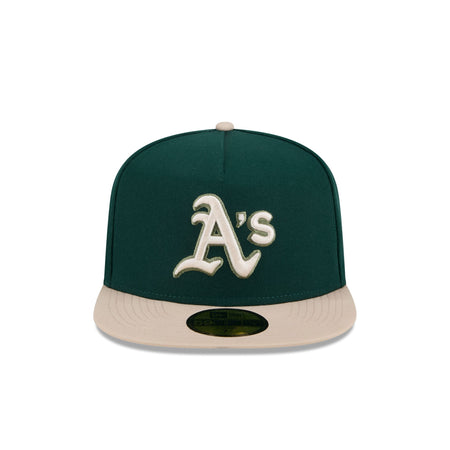 Oakland Athletics Canvas 59FIFTY A-Frame Fitted