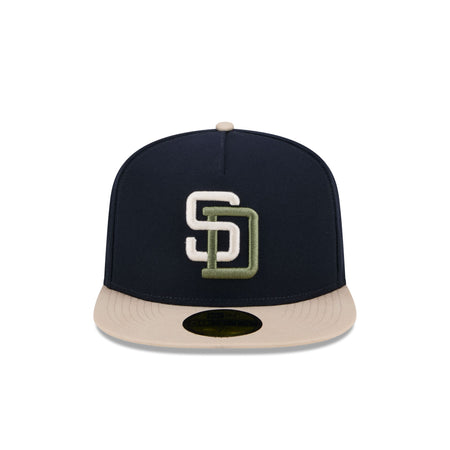 San Diego Padres Canvas 59FIFTY A-Frame Fitted