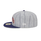 San Diego Padres Heather Pinstripe 59FIFTY Fitted Hat