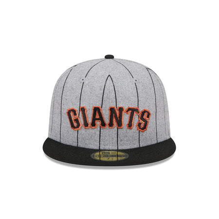 San Francisco Giants Heather Pinstripe 59FIFTY Fitted Hat