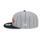 Houston Astros Heather Pinstripe 59FIFTY Fitted Hat