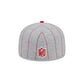 San Francisco 49ers Heather Pinstripe 59FIFTY Fitted Hat