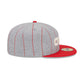 Kansas City Chiefs Heather Pinstripe 59FIFTY Fitted Hat