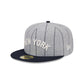 New York Yankees Heather Pinstripe 59FIFTY Fitted Hat