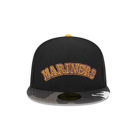 Seattle Mariners Metallic Camo 59FIFTY Fitted Hat