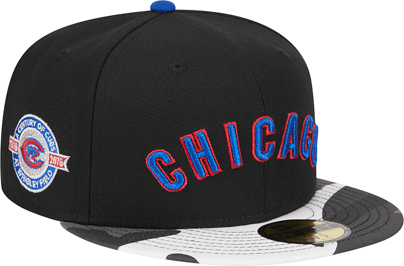Chicago Cubs Metallic Camo 59FIFTY Fitted Hat